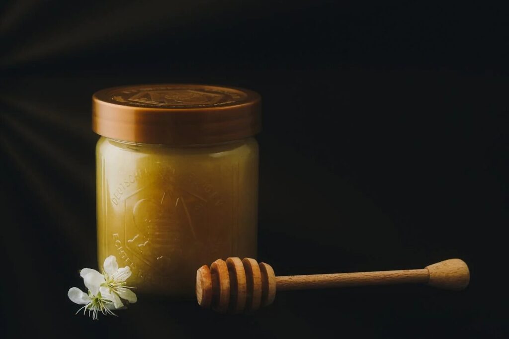 miel con hongos