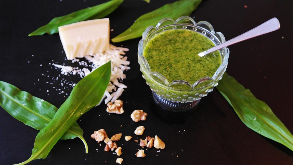 pesto con setas