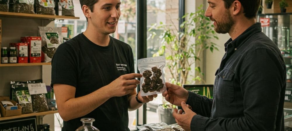 comestibles de hongos psicodélicos growshop