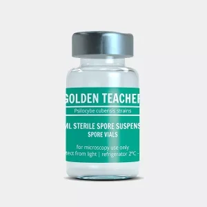 Vial de Esporas Golden Teacher