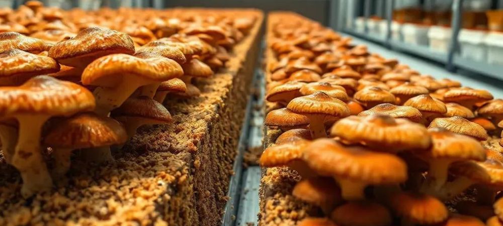 Cultivo de seta nameko en sustrato de serrín
